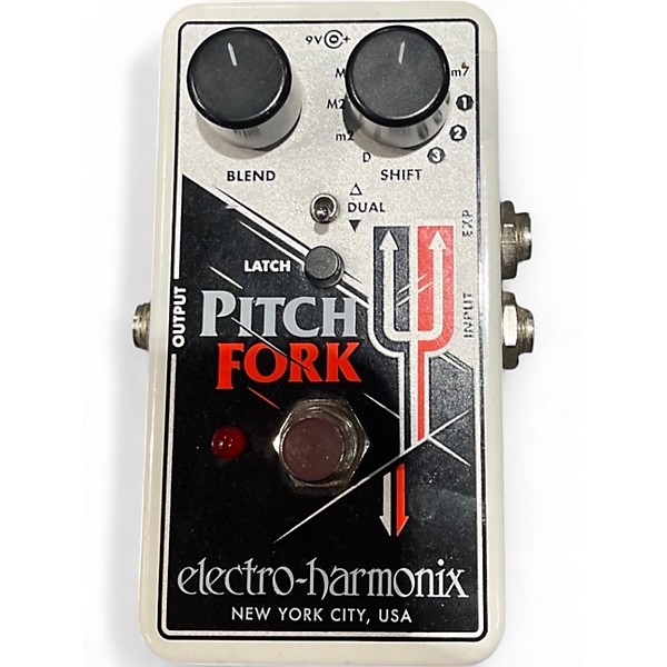 Used Electro-Harmonix Pitch Fork Polyphonic Pitch Shifting Effect Pedal