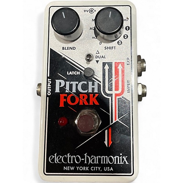 Used Electro-Harmonix Pitch Fork Polyphonic Pitch Shifting Effect Pedal