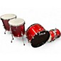 Used Pork Pie 5 Piece Little Squealer 5 Piece Red Lacquer Drum Kit