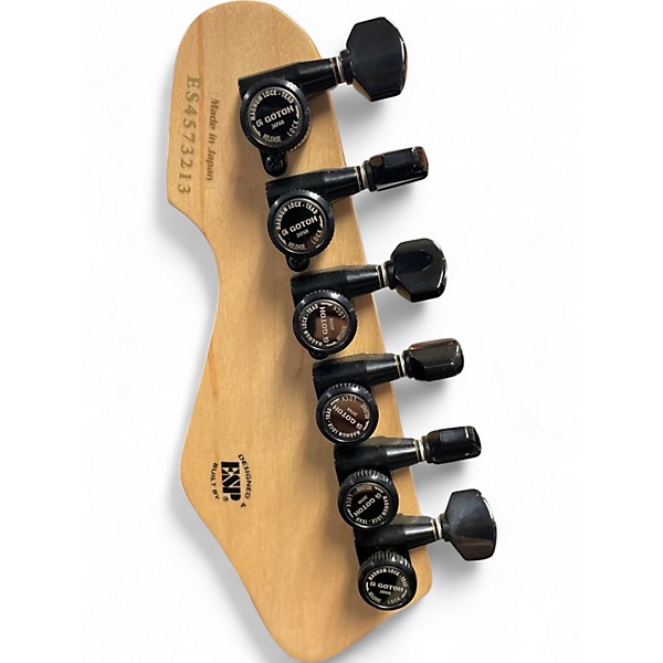 Used ESP E-II SN-II NEBULA BLACK BURST Solid Body Electric Guitar