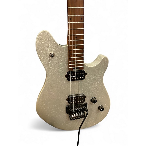 Used EVH Wolfgang Standard Silver Sparkle Solid Body Electric Guitar