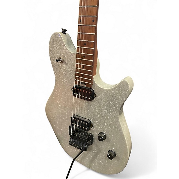 Used EVH Wolfgang Standard Silver Sparkle Solid Body Electric Guitar