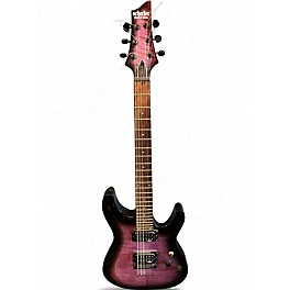 Used Schecter Guitar Research C6 Elite Trans Purple Solid Body Electric Guitar