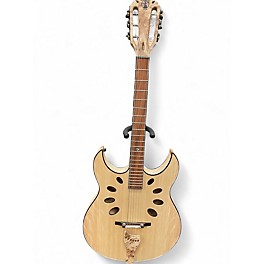 Used Macdaddy quadra 255 thinline Natural Acoustic Electric Guitar