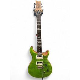 Used PRS SE Custom 24 Trans Green Solid Body Electric Guitar