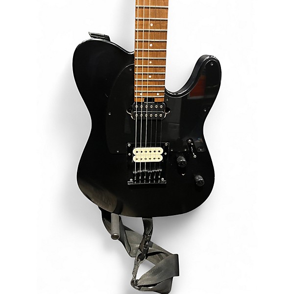 Used Charvel soCal style 2 (Modded) Black Solid Body Electric Guitar