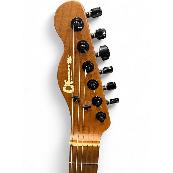 Used Charvel soCal style 2 (Modded) Black Solid Body Electric Guitar