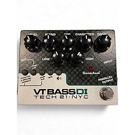 Used Tech 21 CSVTBDI Sansamp Character Series VT Bass DI Bass Effect Pedal