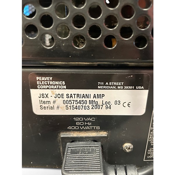 Used Peavey JSX Joe Satriani Signature 120W Tube Guitar Amp Head