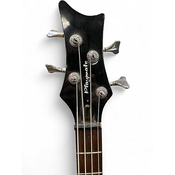 Used Dean PLAYMATE Black Electric Bass Guitar