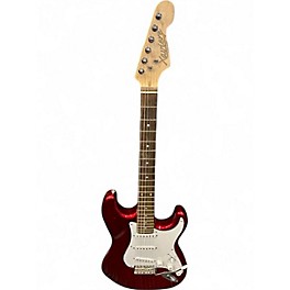 Used Xaviere S Style Red Solid Body Electric Guitar