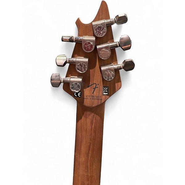 Used EVH Wolfgang Standard Poplar Burl Burst Solid Body Electric Guitar