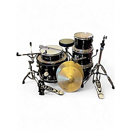 Used Pearl 5 Piece roadshow JR Black Drum Kit