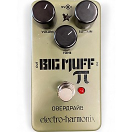 Used Electro-Harmonix Green Russian Big Muff Pi Fuzz Effect Pedal
