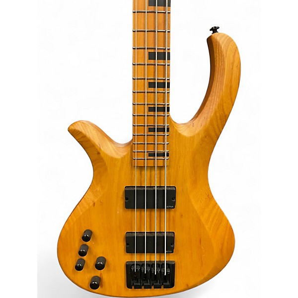 Used Schecter Guitar Research Riot-4 Session Left-Handed Satin Aged Natural Electric Bass Guitar