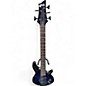 Used Schecter Guitar Research omen elite blue burst Electric Bass Guitar