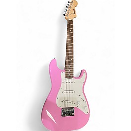 Used Squier Mini Affinity Stratocaster Pink Electric Guitar