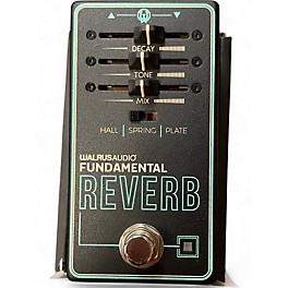 Used 2020s Walrus Audio FUNDAMENTAL REVERB Effect Pedal