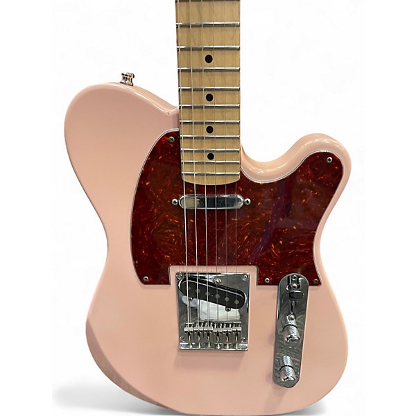 Used Moniker TL Pink Solid Body Electric Guitar