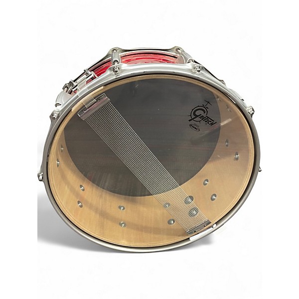 Used Gretsch Drums 5.5X14 Catalina Club Series Snare ELECTRIC RED Drum