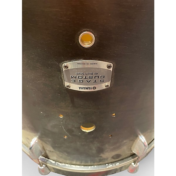 Used Yamaha 4 Piece Stage Custom Satin Black Drum Kit