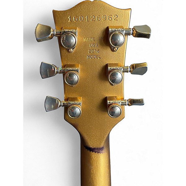 Used 2016 Gibson Les Paul Fort Knox Gold Bullion Solid Body Electric Guitar