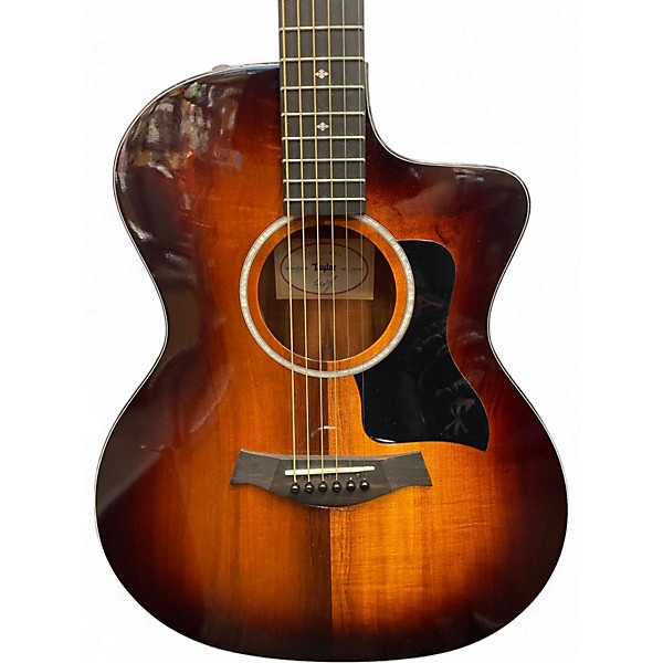 Used Taylor 224CEKDLX Tobacco Acoustic Electric Guitar