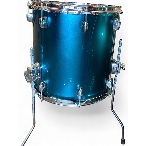 Used Gretsch Drums 5 Piece Blackhawk Teal Drum Kit