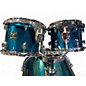 Used Gretsch Drums 5 Piece Blackhawk Teal Drum Kit