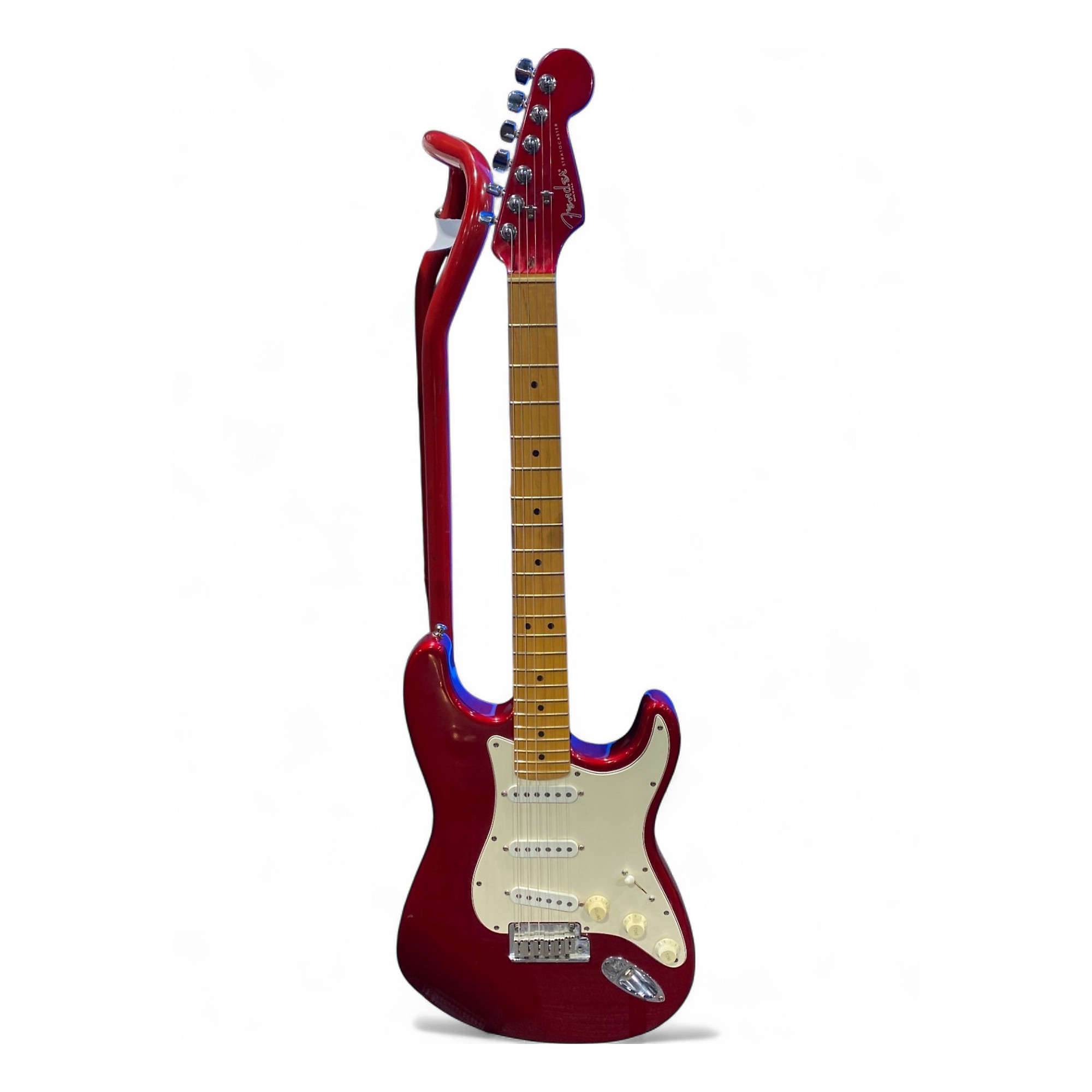 Vintage 1995 Fender American Standard Stratocaster Candy Apple Red