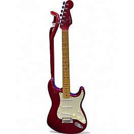 Vintage 1995 Fender American Standard Stratocaster Candy Apple Red Solid Body Electric Guitar