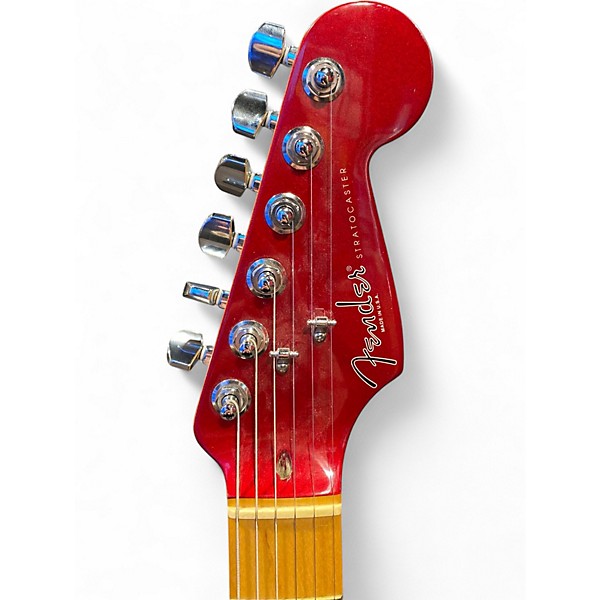 Vintage 1995 Fender American Standard Stratocaster Candy Apple Red Solid Body Electric Guitar