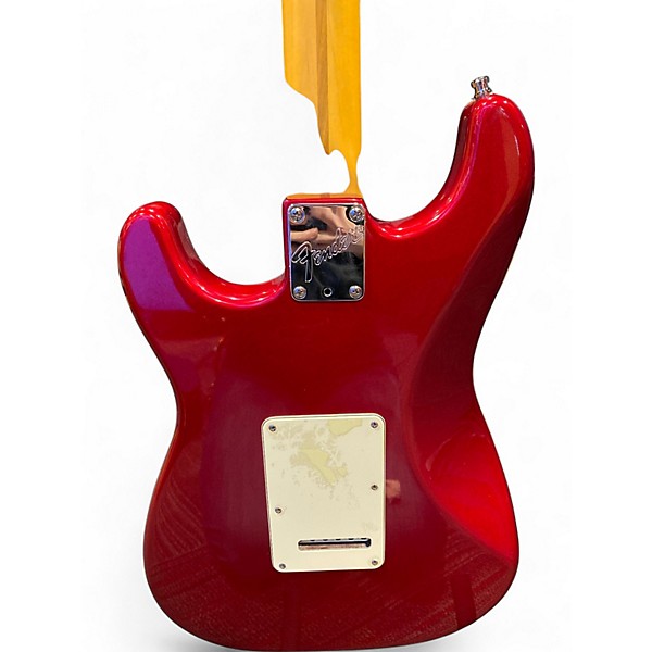 Vintage 1995 Fender American Standard Stratocaster Candy Apple Red Solid Body Electric Guitar