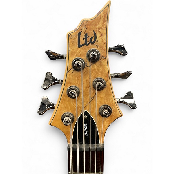 Used ESP LTD B206SM 6 String Spalted Maple Electric Bass Guitar