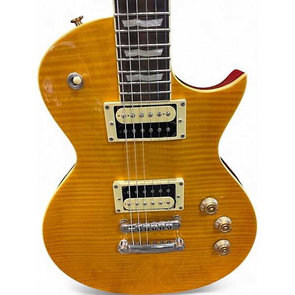 Used ESP LTD 256 FLAME YELLOW Solid Body Electric Guitar