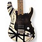 Used EVH Striped Series White with black stripes Solid Body Electric Guitar thumbnail