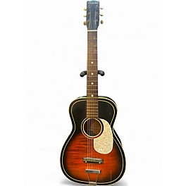 Used Silvertone Parlor Sunburst Acoustic Guitar