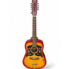Used Miscellaneous Acoustic Cherry Sunburst 12 String Acoustic Guitar