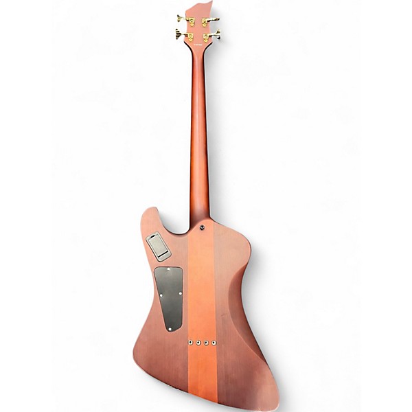 Used DBZ Guitars Diamond Hellfire transparent walnut Electric Bass Guitar