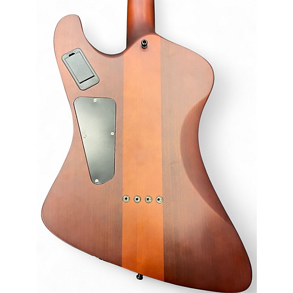 Used DBZ Guitars Diamond Hellfire transparent walnut Electric Bass Guitar