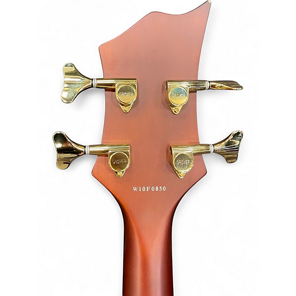 Used DBZ Guitars Diamond Hellfire transparent walnut Electric Bass Guitar
