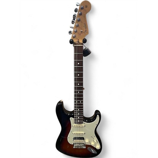 Used Fender American Professional Stratocaster HSS Shawbucker Sunburst Solid Body Electric Guitar