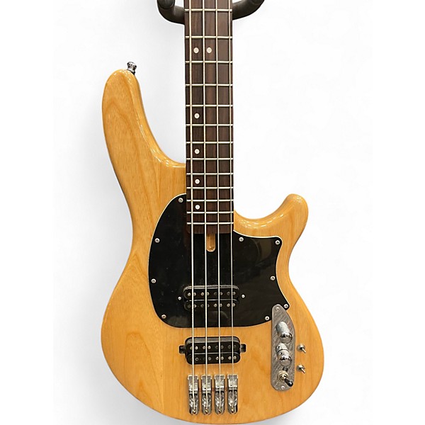 Used Schecter Guitar Research CV-4 Diamond Series Natural Electric Bass Guitar