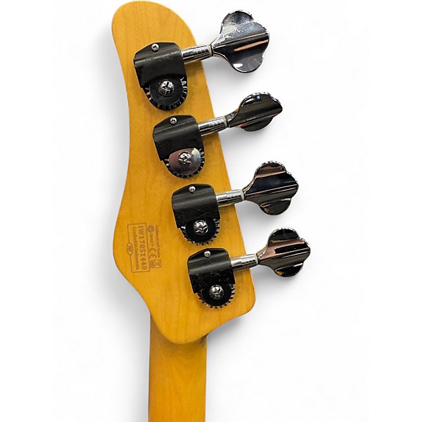 Used Schecter Guitar Research CV-4 Diamond Series Natural Electric Bass Guitar