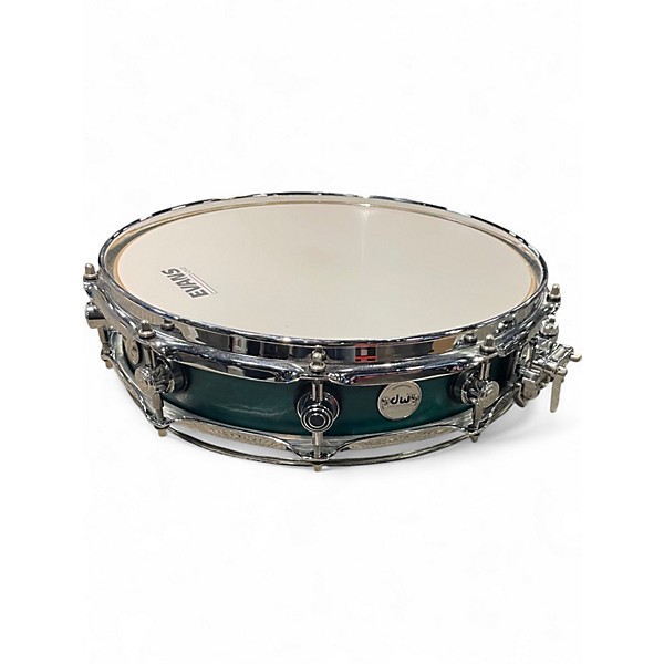 Used DW 14in PI SNARE GREEN Drum
