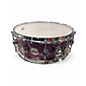 Used DW 5X14 Collector's Series Snare PURPLE SPARKLE Drum thumbnail