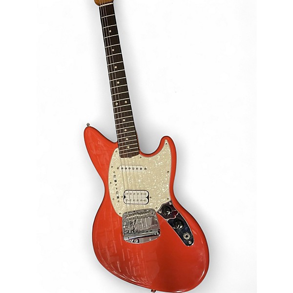 ギター Fender mexico jag stang Fiesta Red Used Fender Jagstang Fiesta Red Solid Body Electric Guitar