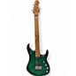 Used Ernie Ball Music Man JP15 John Petrucci Signature BFR Teal Quilt Top Solid Body Electric Guitar thumbnail