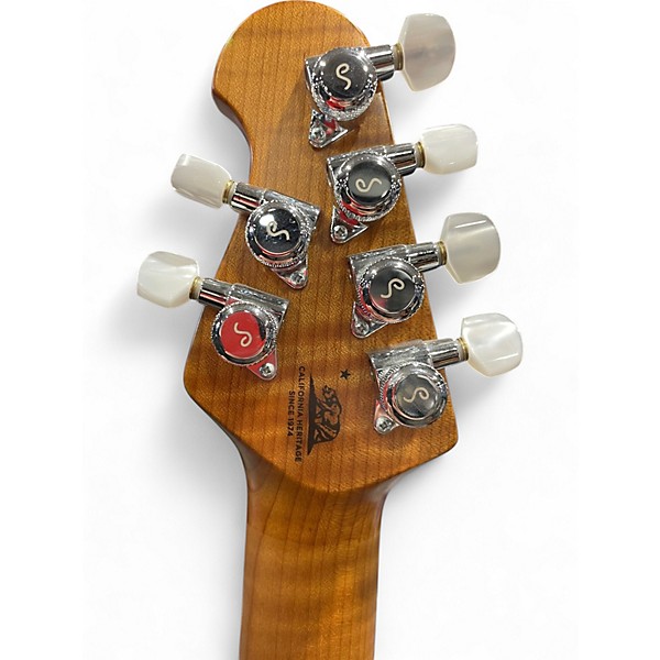 Used Ernie Ball Music Man JP15 John Petrucci Signature BFR Teal Quilt Top Solid Body Electric Guitar