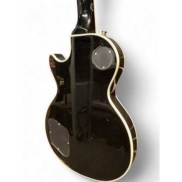 Used Epiphone Les Paul Custom Blackback Pro Antique Ivory Solid Body Electric Guitar